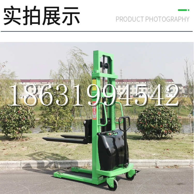 同仁县电动叉车堆高车液压铲车电瓶1吨2吨站驾步行式小型全自动叉车